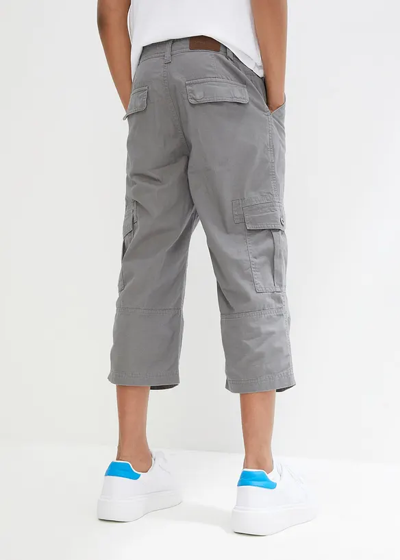 3/4 kalhoty z čisté bavlny, Loose Fit, bonprix