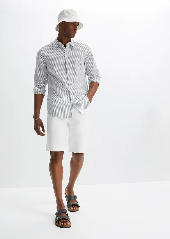 Strečové džínové bermudy, Classic Fit, bonprix