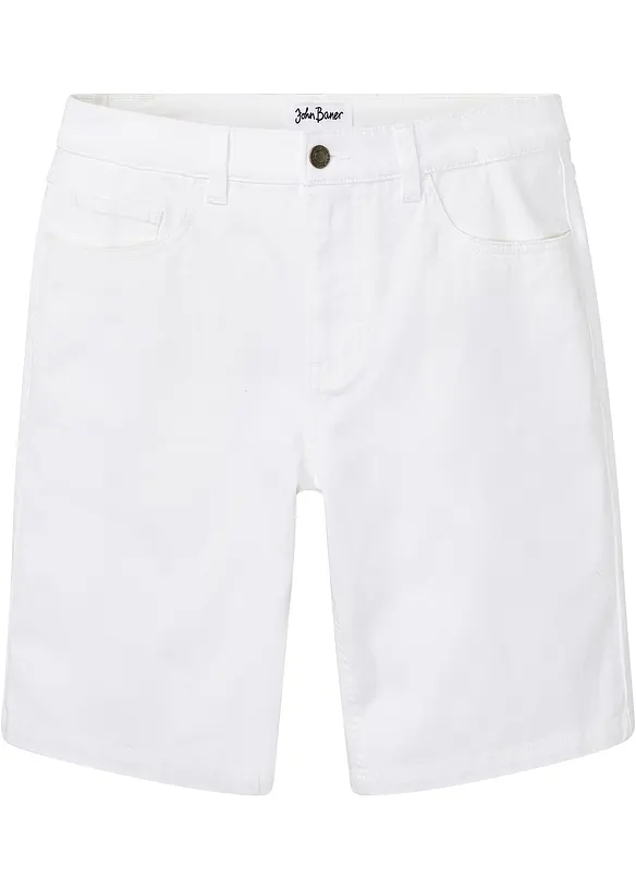 Strečové džínové bermudy, Classic Fit, bonprix
