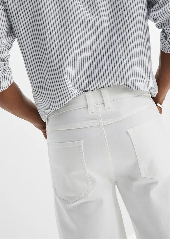 Strečové džínové bermudy, Classic Fit, bonprix