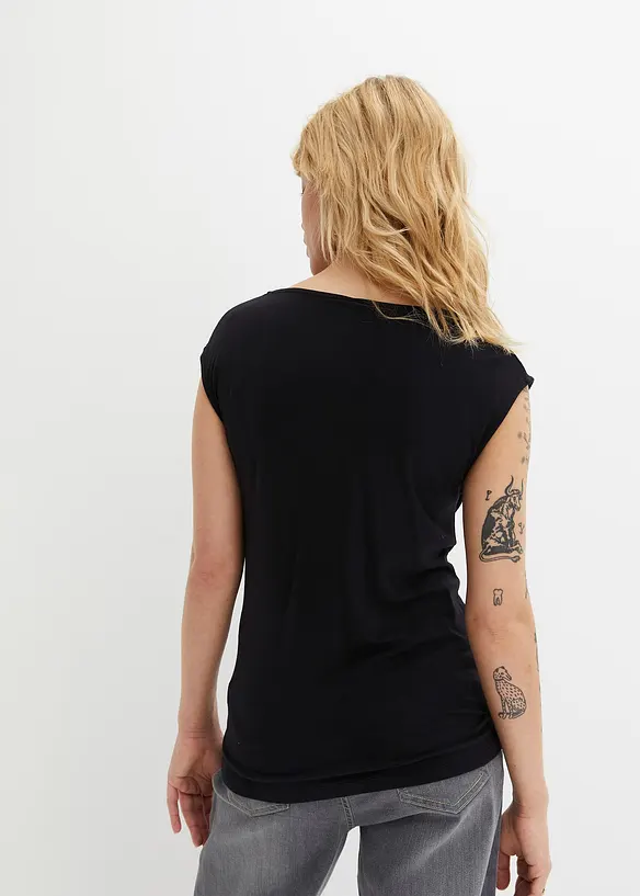 Top z viskózové směsi, bonprix