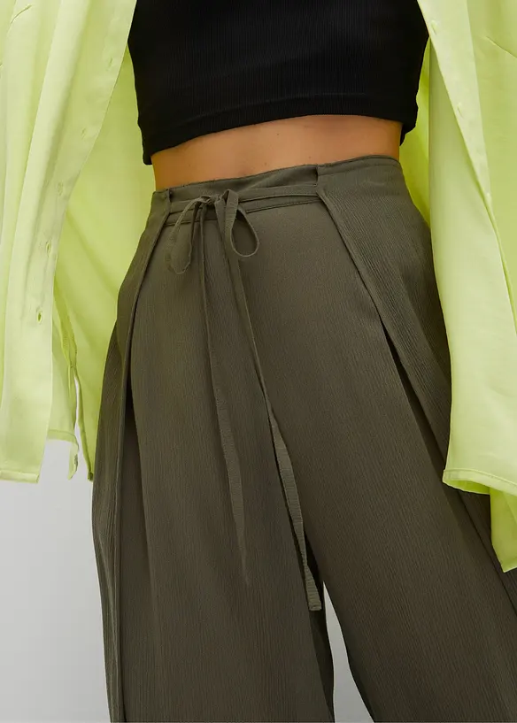 Kalhoty ze splývavé viskózy, bonprix