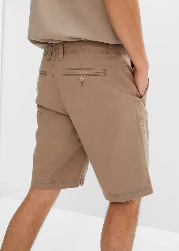Chino bermudy z čisté bavlny, Regular Fit, bonprix
