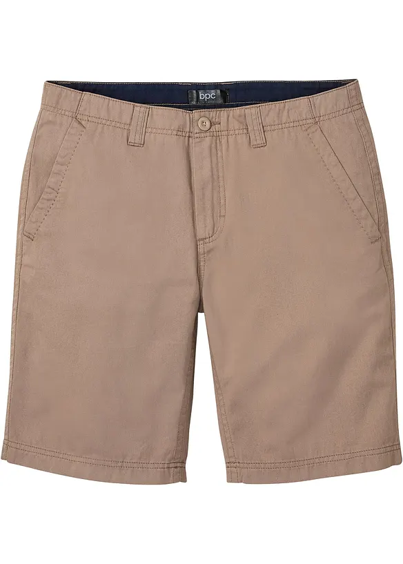 Chino bermudy z čisté bavlny, Regular Fit, bonprix