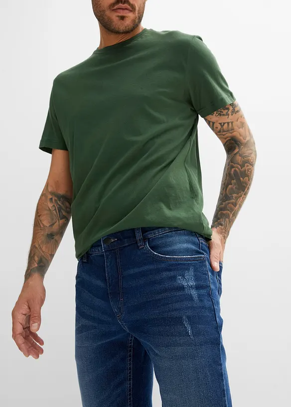 Strečové džíny Slim Fit, Straight, bonprix