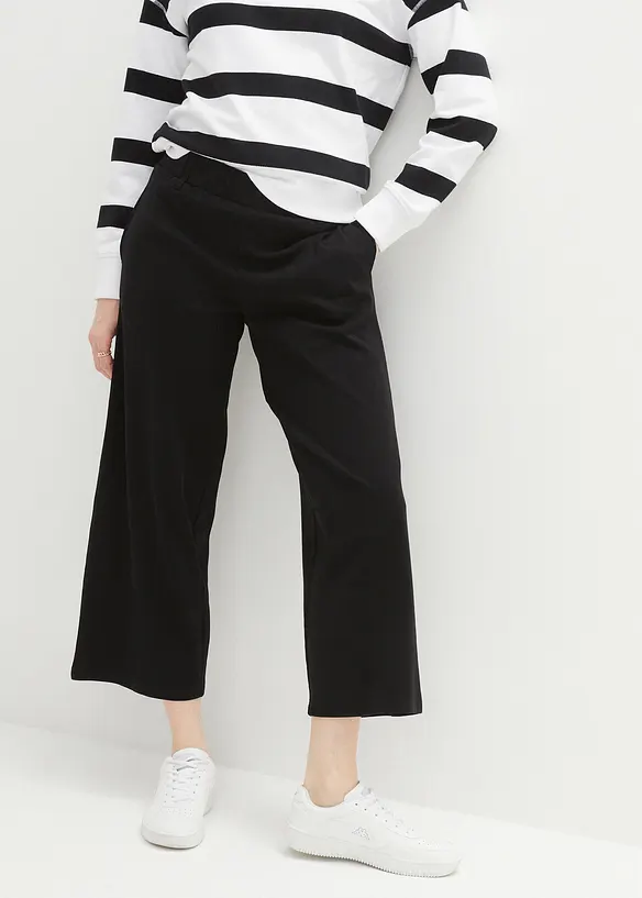 Kalhoty Culotte z čisté organické bavlny, bonprix