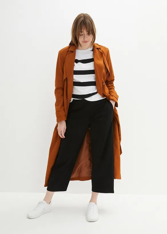 Kalhoty Culotte z čisté organické bavlny, bonprix