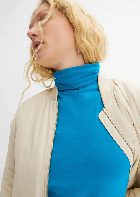 Tričko s&nbsp;dlouh&yacute;m ruk&aacute;vem, s&nbsp;čistou organickou bavlnou, bonprix