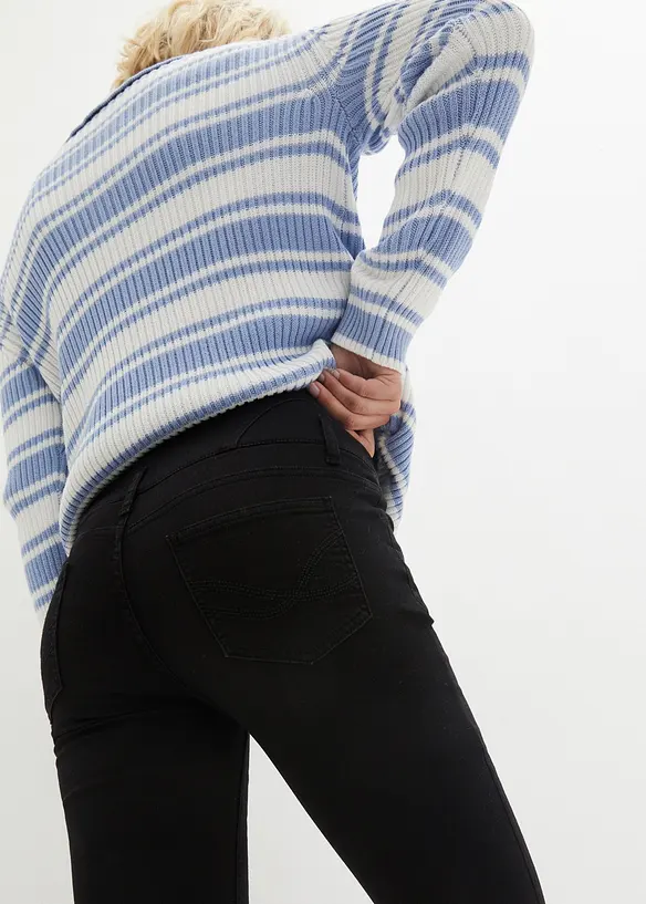 Stahovací termo džíny Skinny, High Waist, bonprix