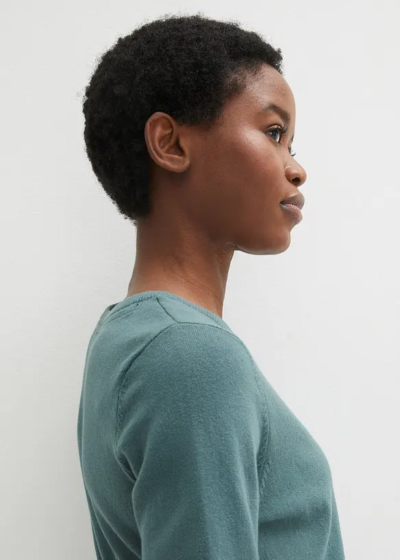 Z&aacute;kladn&iacute; svetr s recyklovanou bavlnou, bonprix