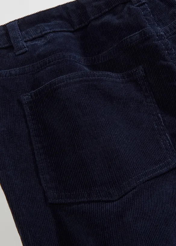 Strečové manšestrové kalhoty, Bootcut, bonprix