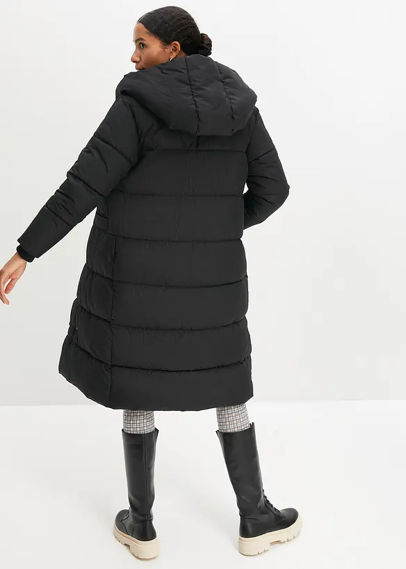 Prošívaný oversize kabát, bonprix