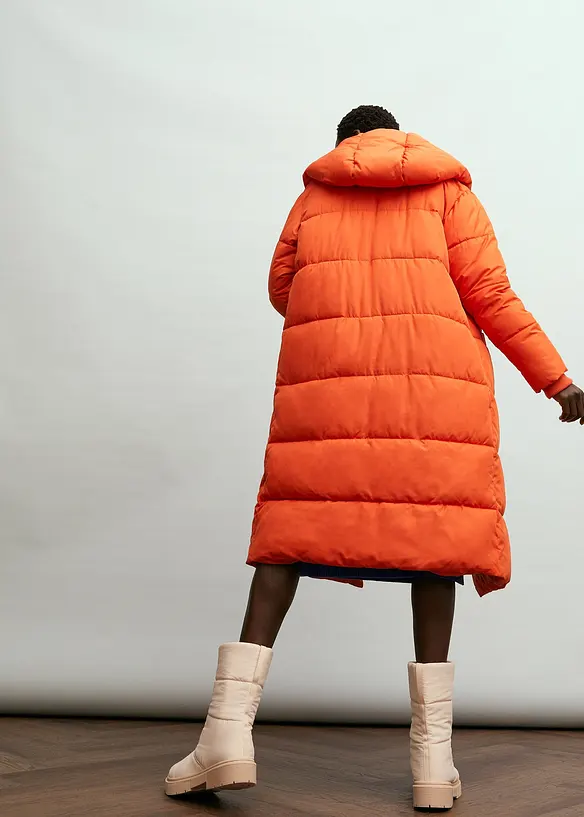 Prošívaný oversize kabát, bonprix