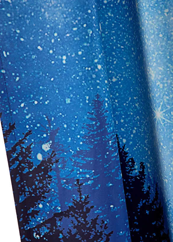 Zatemňovací závěs s motivem noční oblohy (2 ks), bonprix