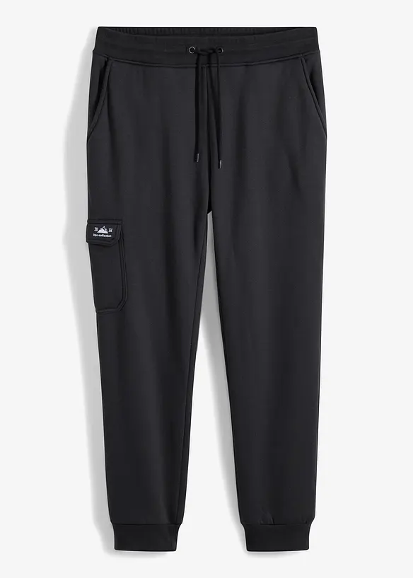 Jeggings kalhoty s cargo kapsami a medvídkovou podšívkou, bonprix