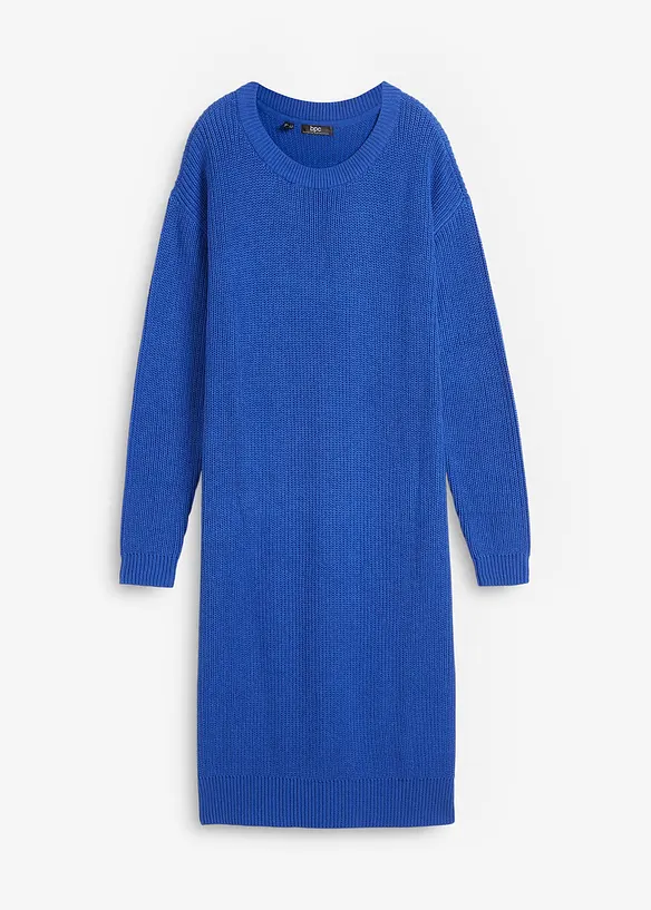 Oversized pletené šaty z žebrového materiálu, bonprix