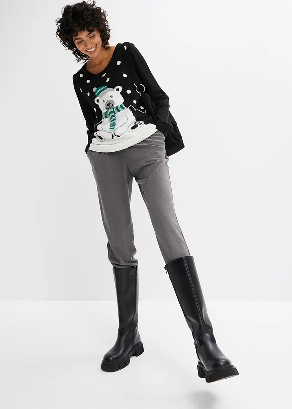 Kalhoty s gumou v pase, bonprix