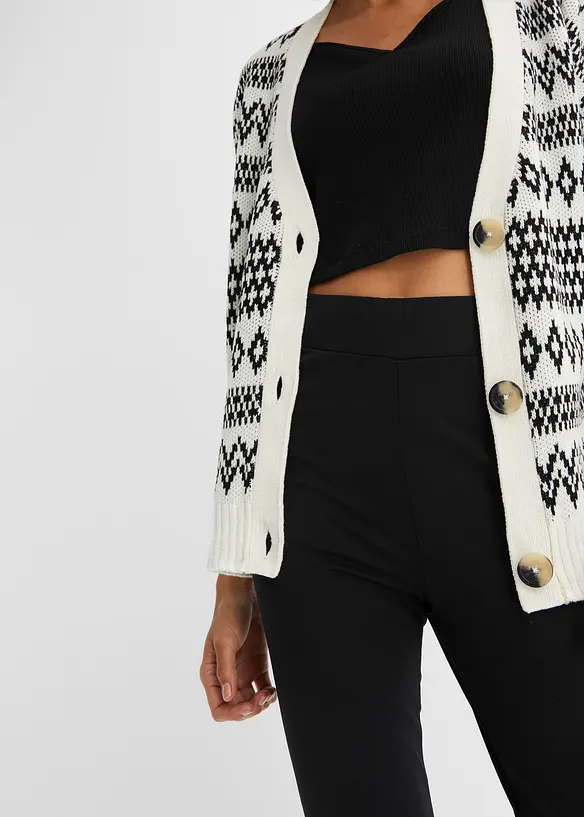 Termo legíny High Waist, s širokou  pohodlnou pasovkou, bonprix