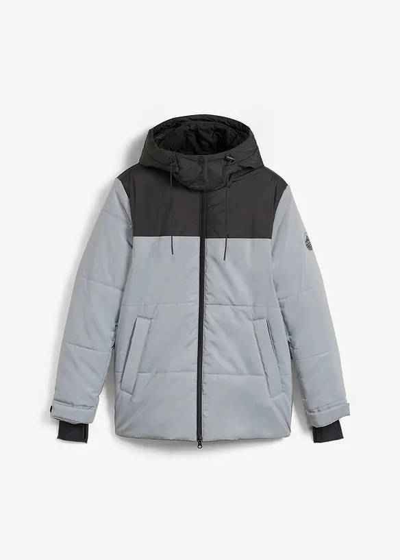 Prošívaná funkční bunda s reflexními prvky, bonprix