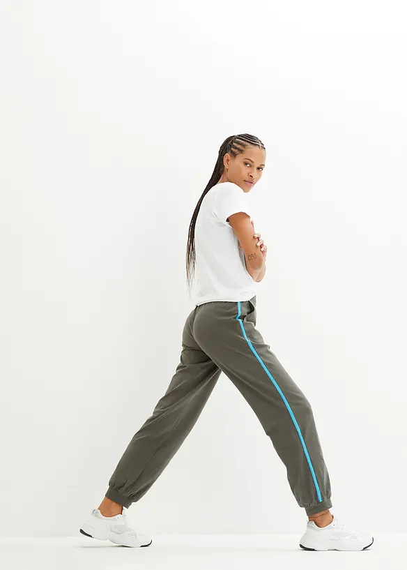 Joggingové kalhoty z bavlny, bonprix