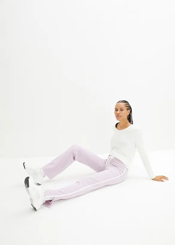 Žerzejov&eacute; kalhoty z bavlny s obsahem streče (2 ks v balen&iacute;), bonprix