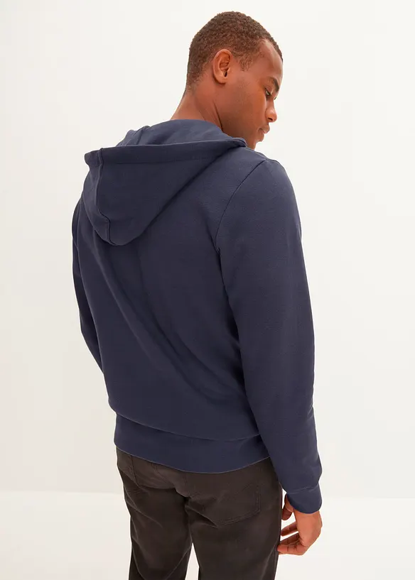 Prop&iacute;nac&iacute; mikina s kapuc&iacute;, uvnitř měkce počesan&aacute;, bonprix