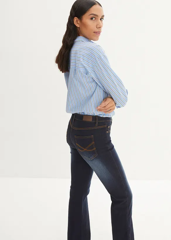 Tvarující džíny Bootcut, Mid Waist, bonprix