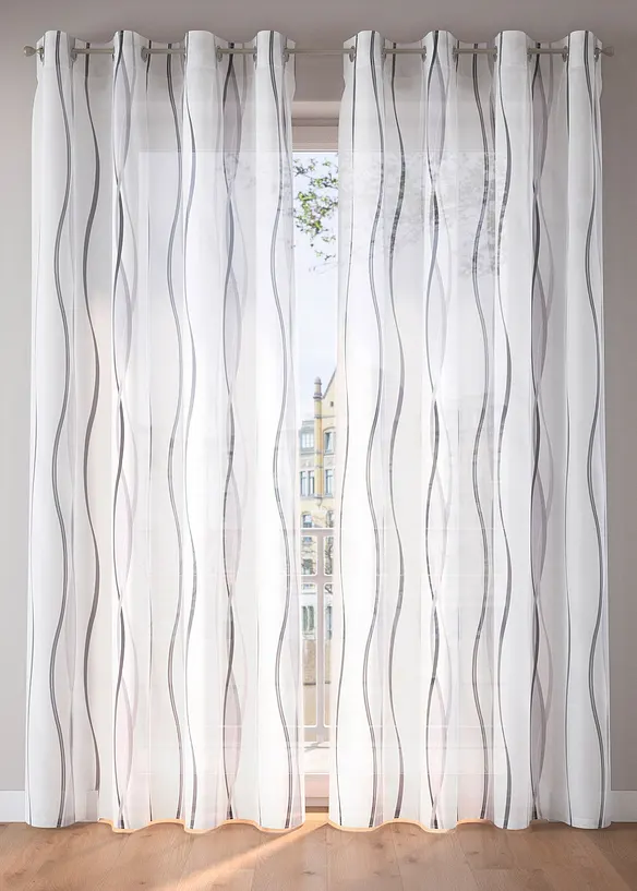 Z&aacute;clona se vzorem vlnek (1 ks v balen&iacute;), bonprix