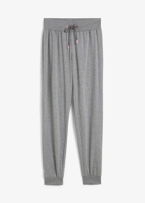 Joggingové kalhoty s náplety, bonprix