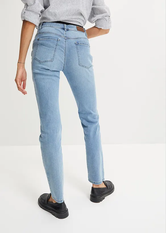 Strečové džíny Straight, Mid Waist, bonprix