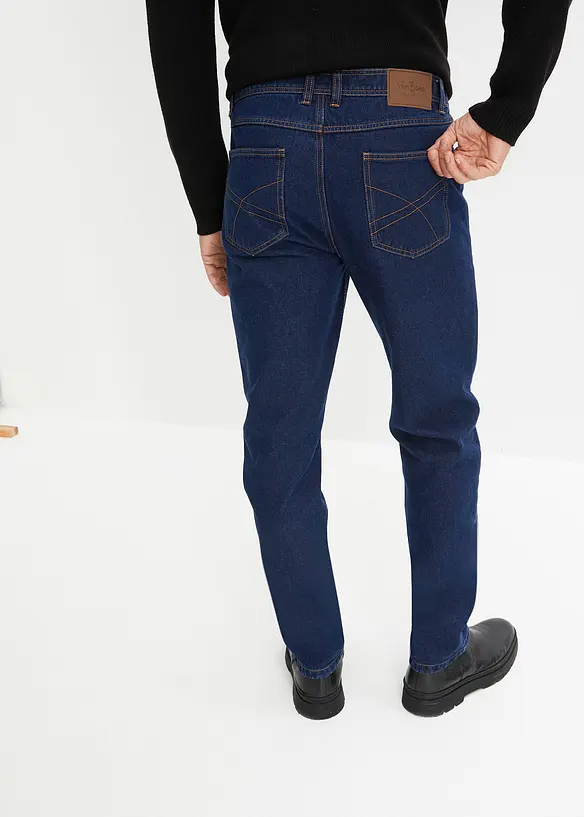 Džíny Classic Fit Straight, po stranách pružný pas, bonprix