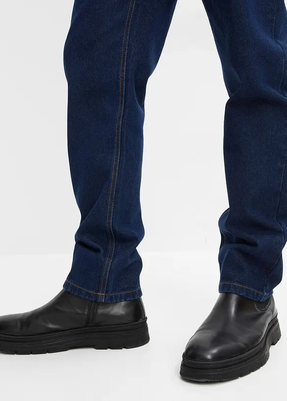 Džíny Classic Fit Straight, po stranách pružný pas, bonprix