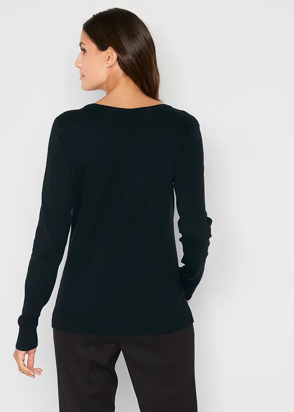 Přiléhavý kabátek z jemné pleteniny, bonprix