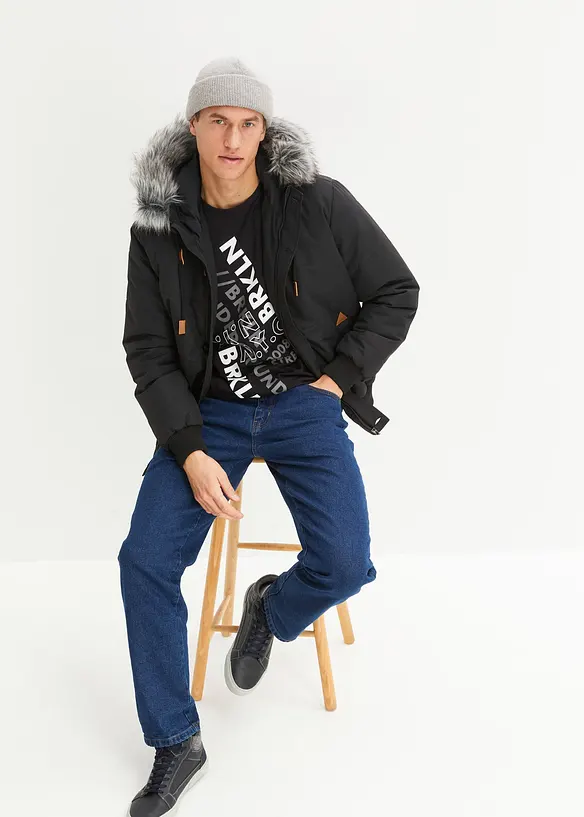 Triko s dlouh&yacute;m ruk&aacute;vem z organick&eacute; bavlny, bonprix