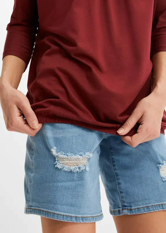 Oversize triko z visk&oacute;zov&eacute; směsi, bonprix