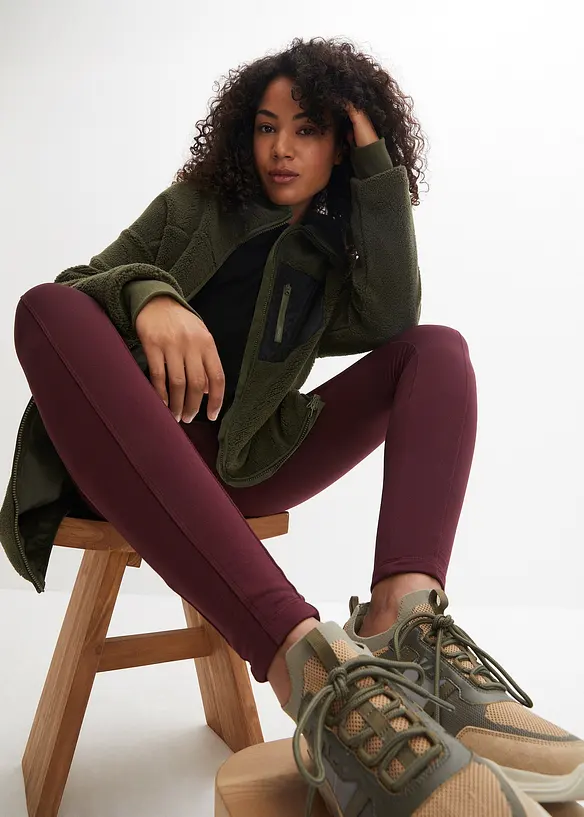 Bunda z ply&scaron;ov&eacute;ho fl&iacute;su, bonprix