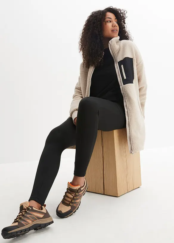 Bunda z ply&scaron;ov&eacute;ho fl&iacute;su, bonprix