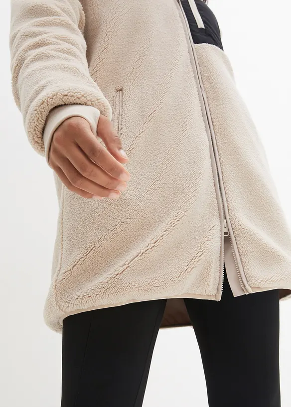 Bunda z ply&scaron;ov&eacute;ho fl&iacute;su, bonprix