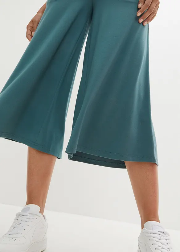 Kalhoty Culotte na doma, se širokými nohavicemi, bonprix