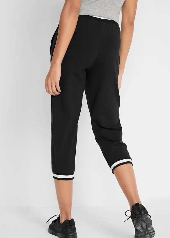 3/4 joggingové kalhoty z bavlněné směsi, bonprix