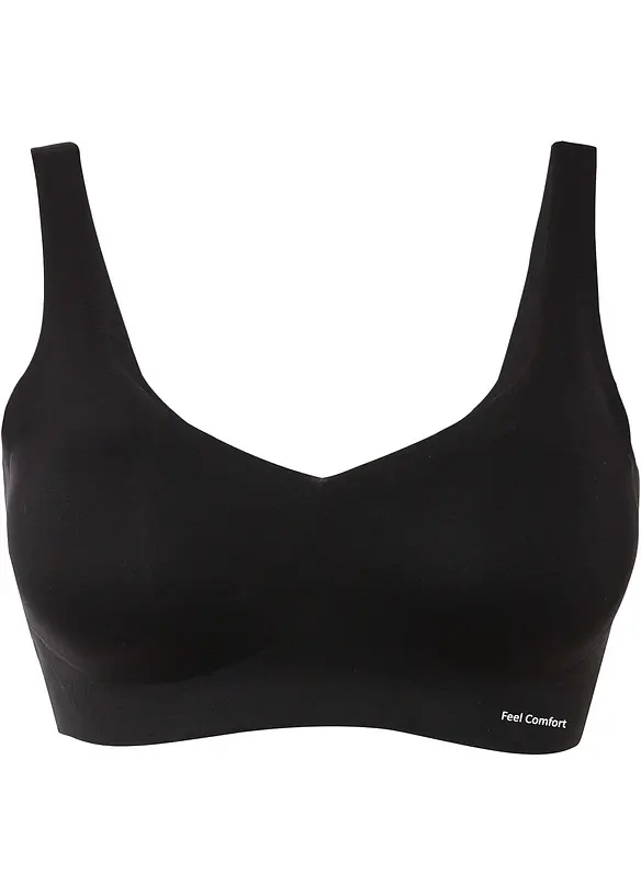 Bezešvá vyztužená podprsenka Feel Comfort, řezaná laserem, bez kostic, bonprix