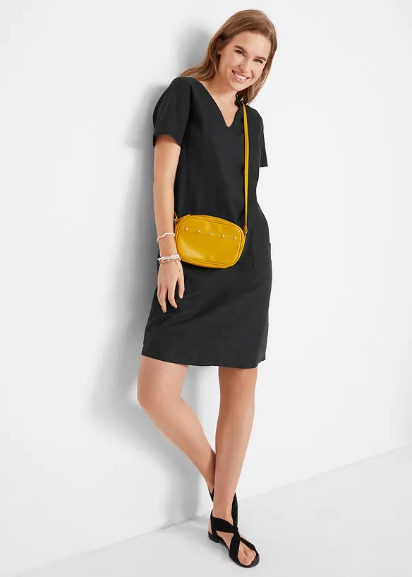 Minišaty se lnem, bonprix