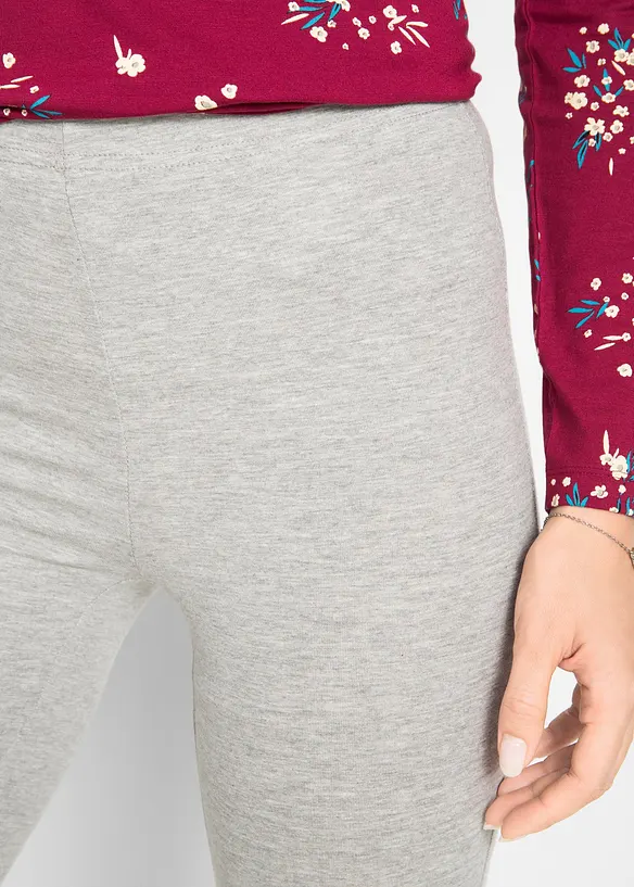 Strečové capri legíny s úzkým střihem (2 ks v balení), bonprix