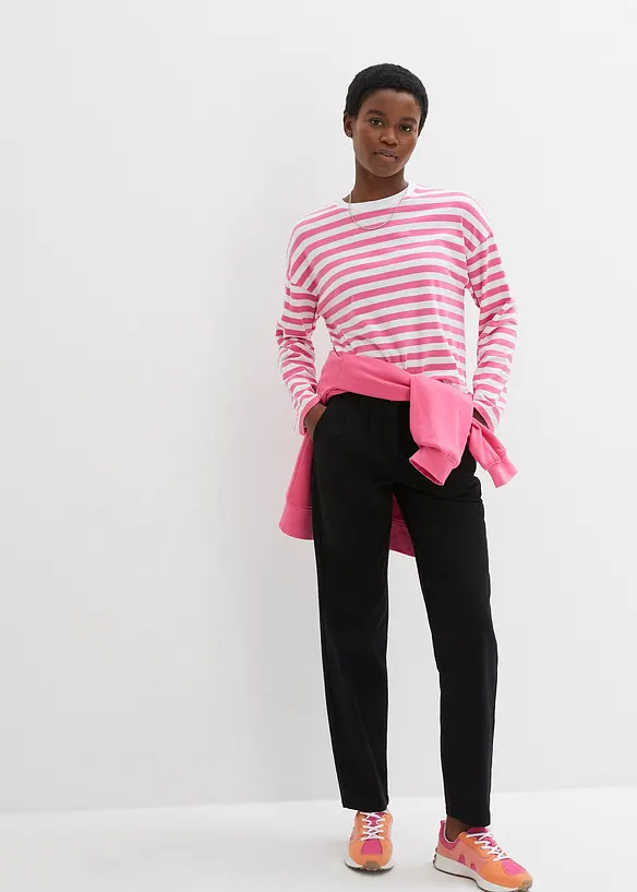 Oversize mikina z čist&eacute; bavlny, bonprix