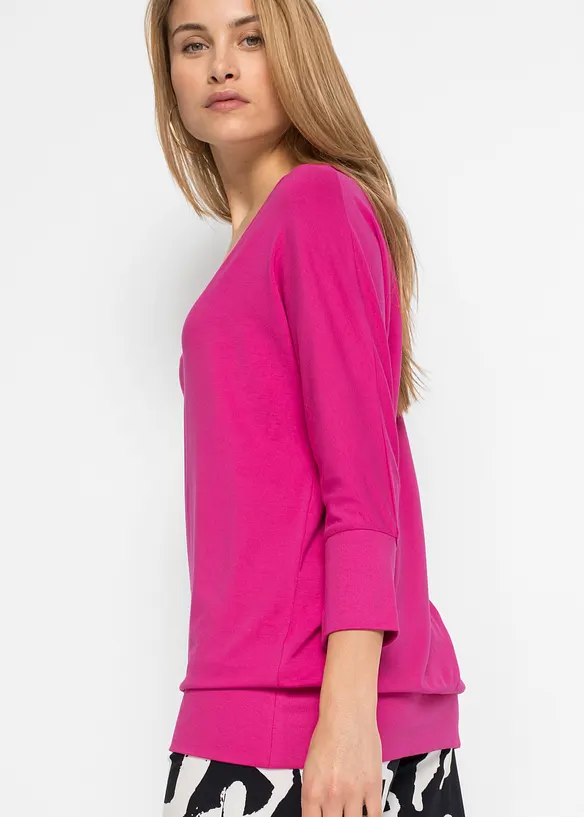 Oversize tričko ze splývavé viskózy, bonprix