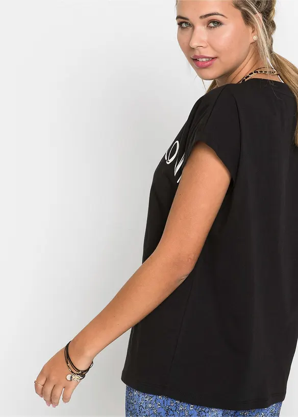 Oversize tričko z čisté bavlny, bonprix