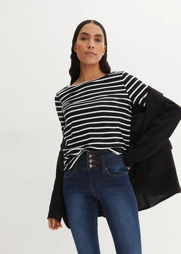 Slim džíny High Waist, stahovací, bonprix