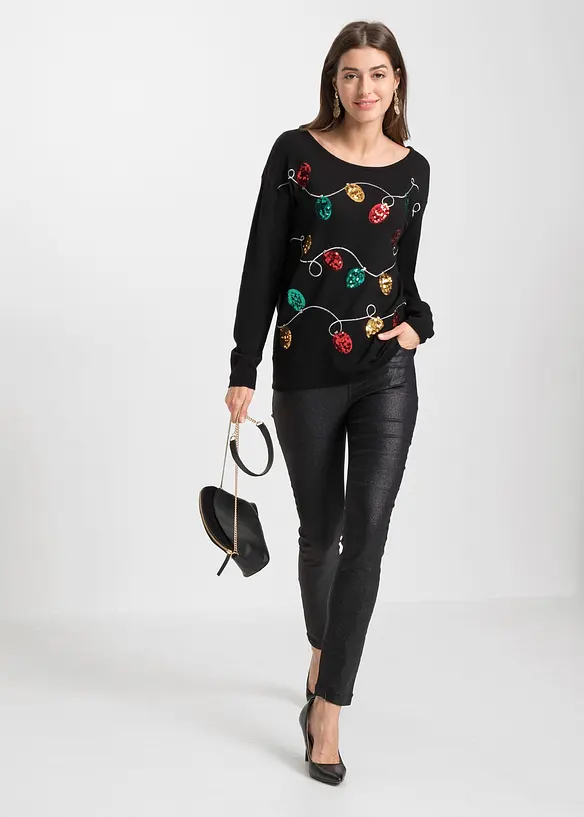 Svetr z jemné pleteniny, bonprix