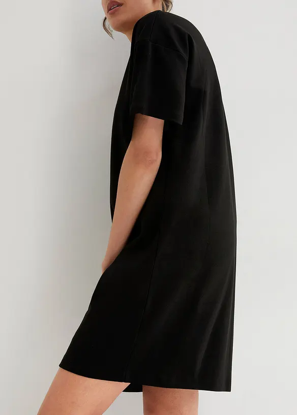 Úpletové šaty s výstřihem do V, oversized (2 ks v balení), bonprix