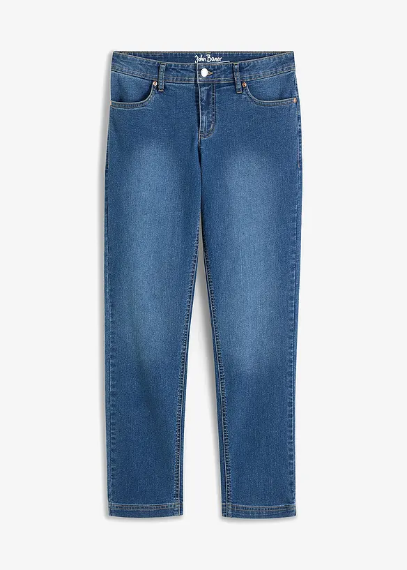 Strečové džíny Straight, Mid Waist, bonprix